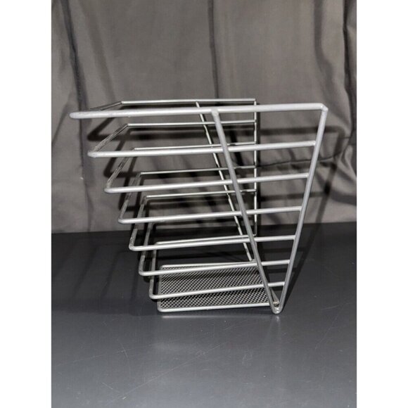 Display Rack Silver 9”L x 7”W X 7” Graduated - Picture 4 of 16